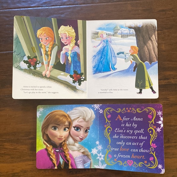 Disney Frozen 3 Book Bundle | Elsa & Anna Fact Book & 2 Kids Story Board Books - Picture 10 of 10